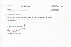 13 Eğitim  ve Bilim Bkn. Ulusal Eğitim  Ombudsmanı görevine atanmam 1994