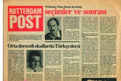 18. Orta Dereceli Okullarda Türkçe dersleri 19861
